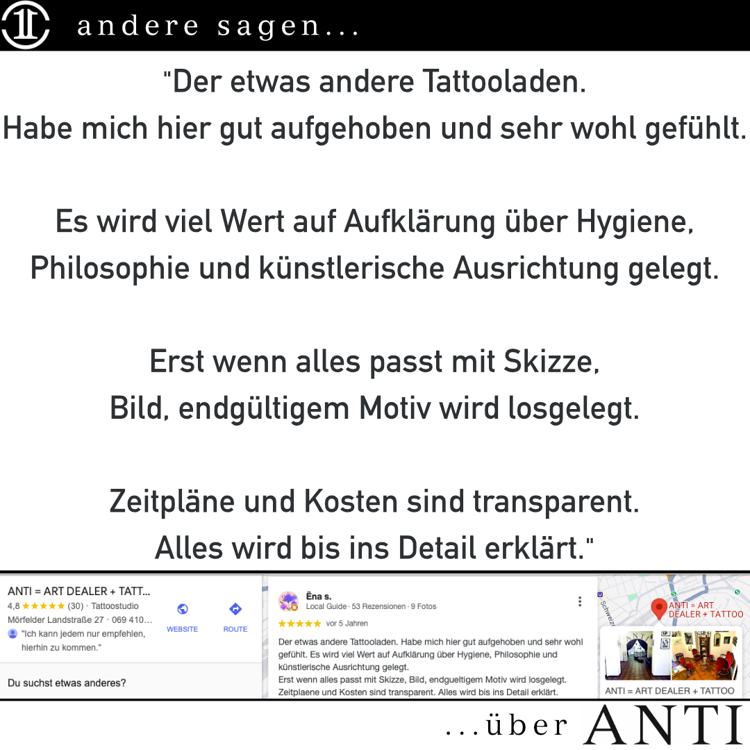 ANTI = ART DEALER + TATTOO