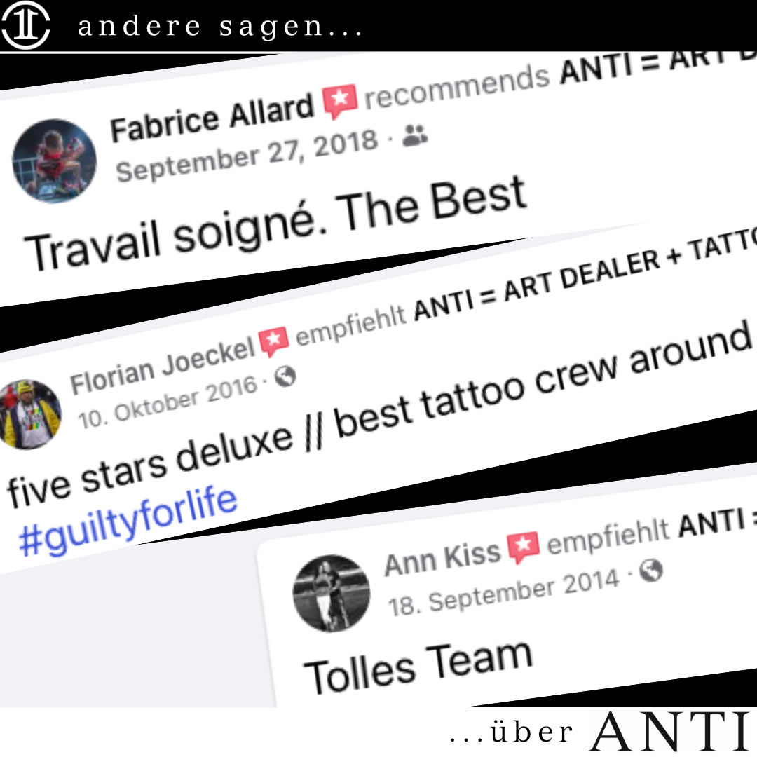 ANTI = ART DEALER + TATTOO