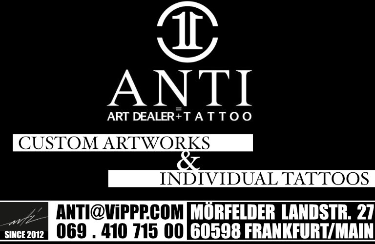 ANTI = ART DEALER + TATTOO